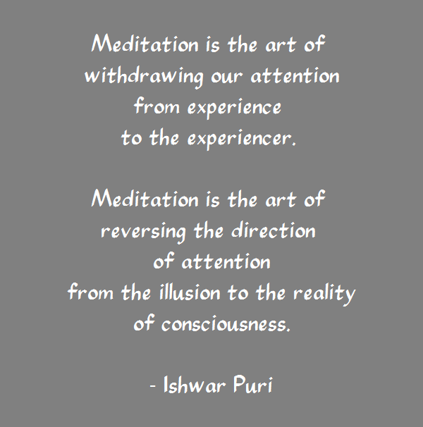 Ishwar Puri - Meditation