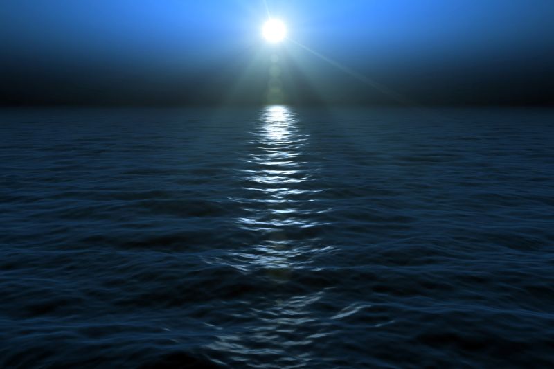 Moon on  water