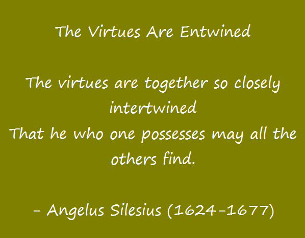 Angelus Silesius - Virtues